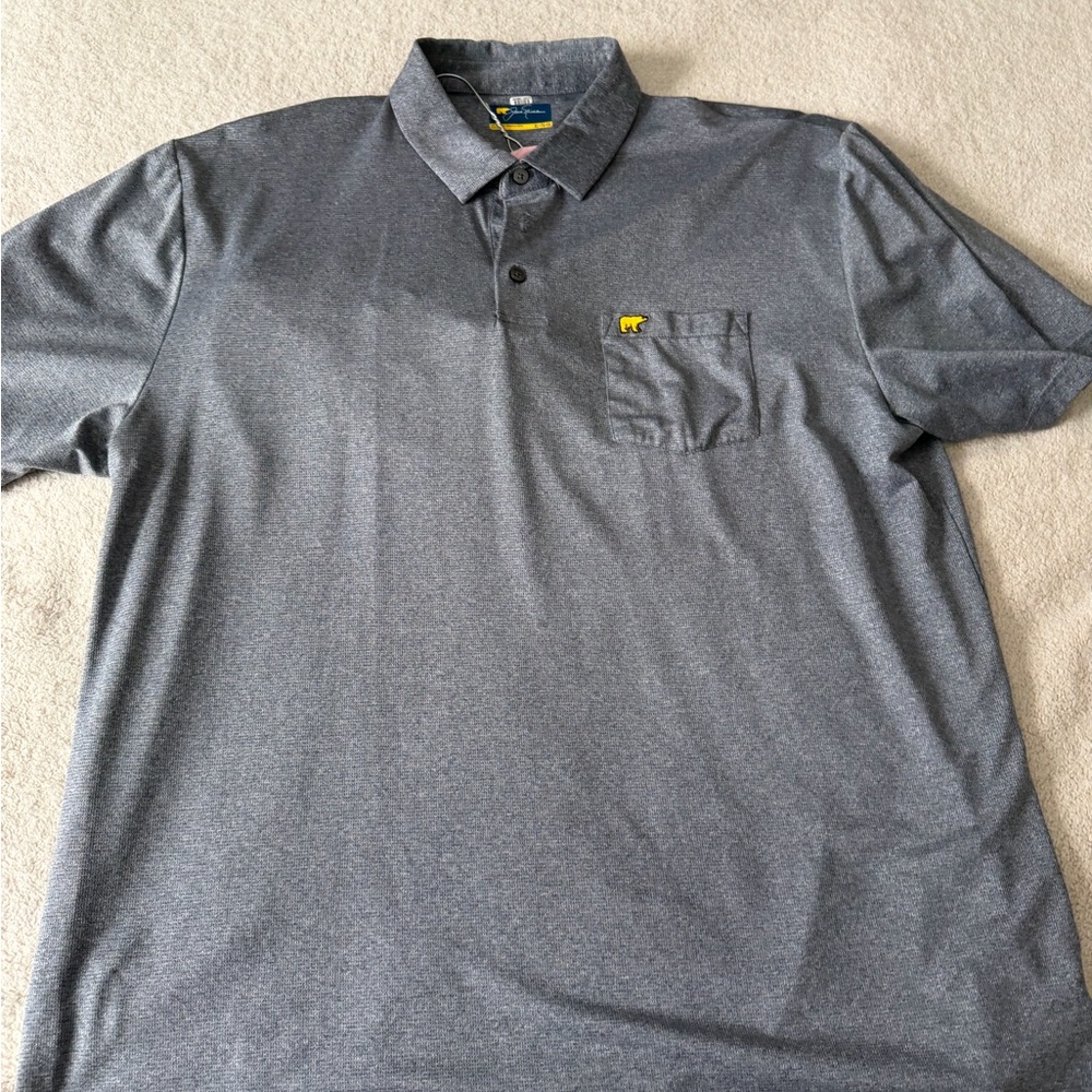 CAT Men's Charcoal Polo Shirt
